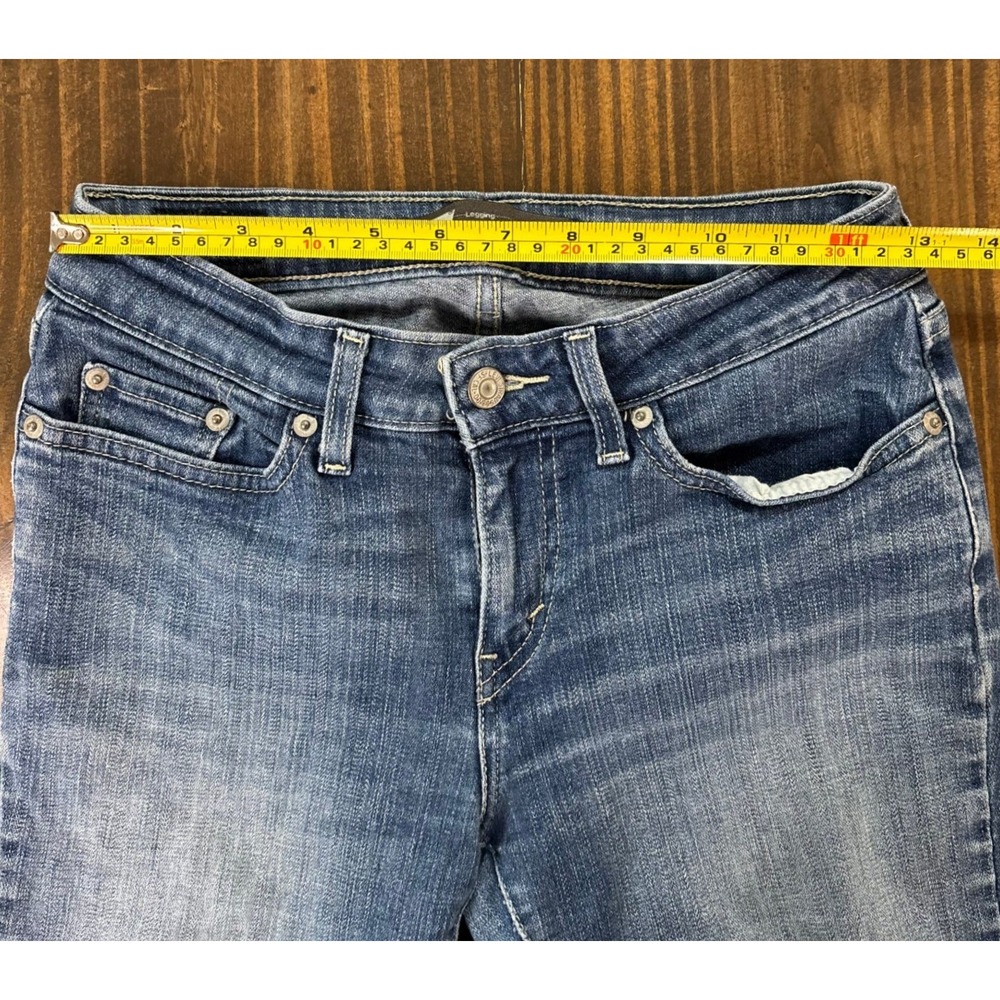 Levis 535 Super Skinny Legging Jeans Medium Wash‎ Blue Denim W28 L32 Women - Picture 5 of 10